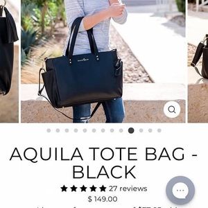 White elm black leather work bag used for a few weeks and no longer needed